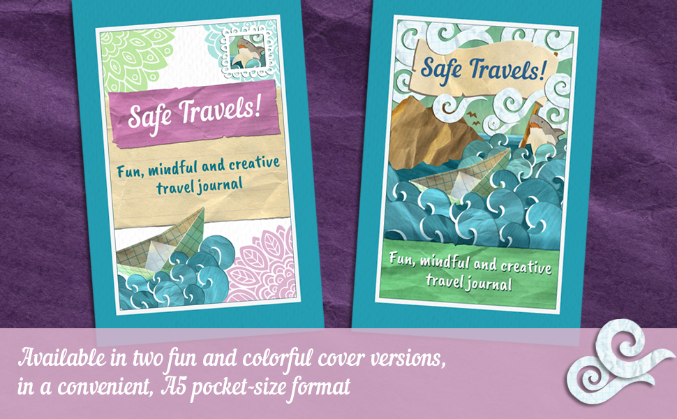 Safe Travels! (Fun Shark Cover) Meditative Travel Journal
