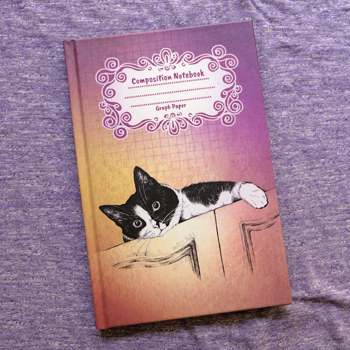 Notebook for Cat Lovers: Medium Size (A5), Graph Paper/Grid