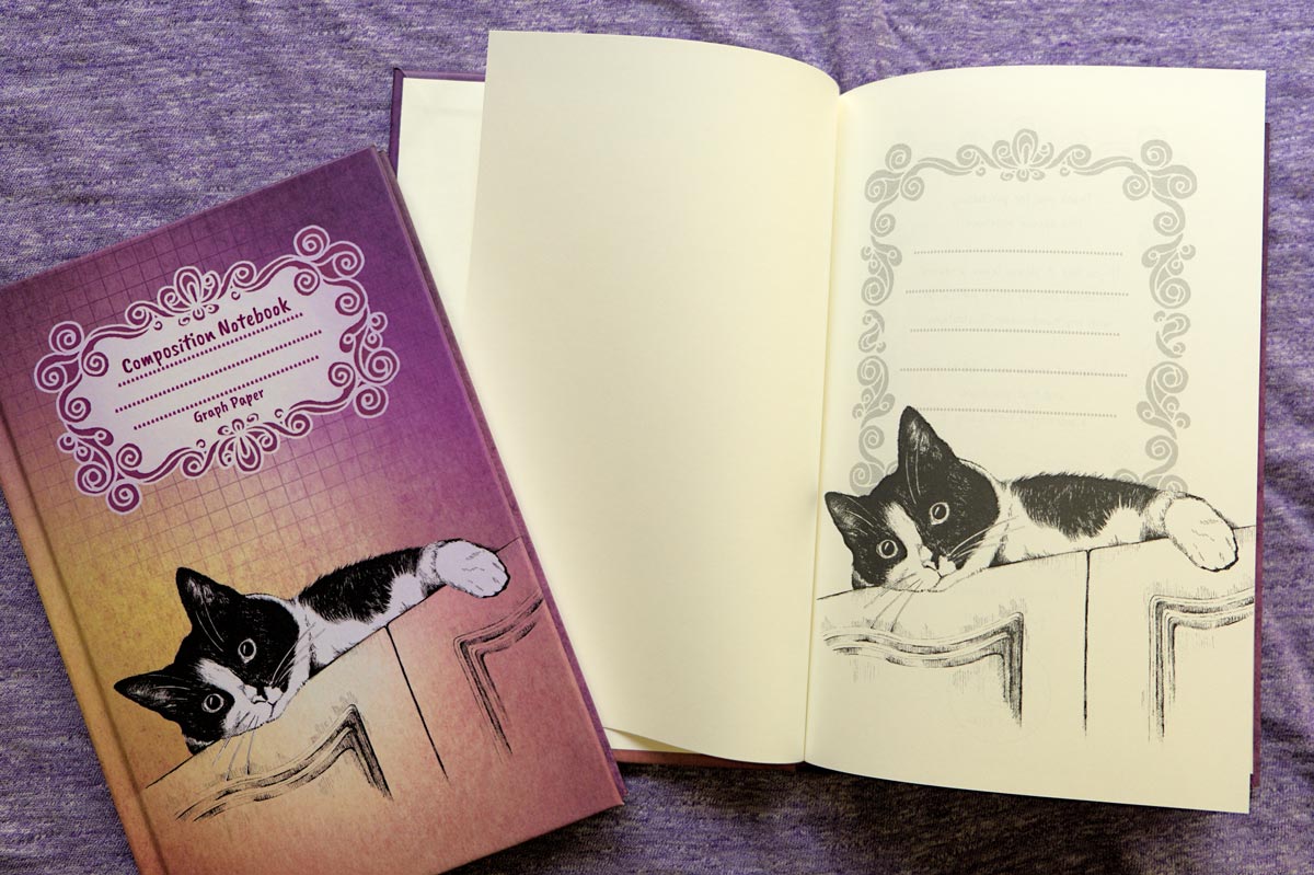 Notebook for Cat Lovers: Medium Size (A5), Graph Paper/Grid