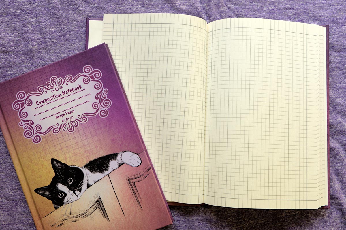 Notebook for Cat Lovers: Medium Size (A5), Graph Paper/Grid