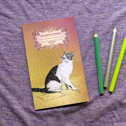 Notebook for Cat Lovers: Small Size, Wide Ruled/Lined