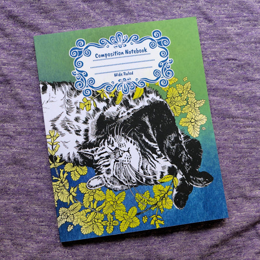 Notebook for Cat Lovers: Big Size, Wide Ruled/Lined