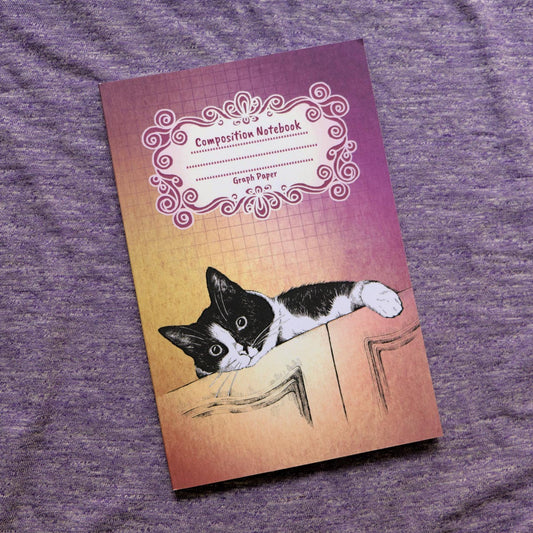 Notebook for Cat Lovers: Medium Size (A5), Graph Paper/Grid
