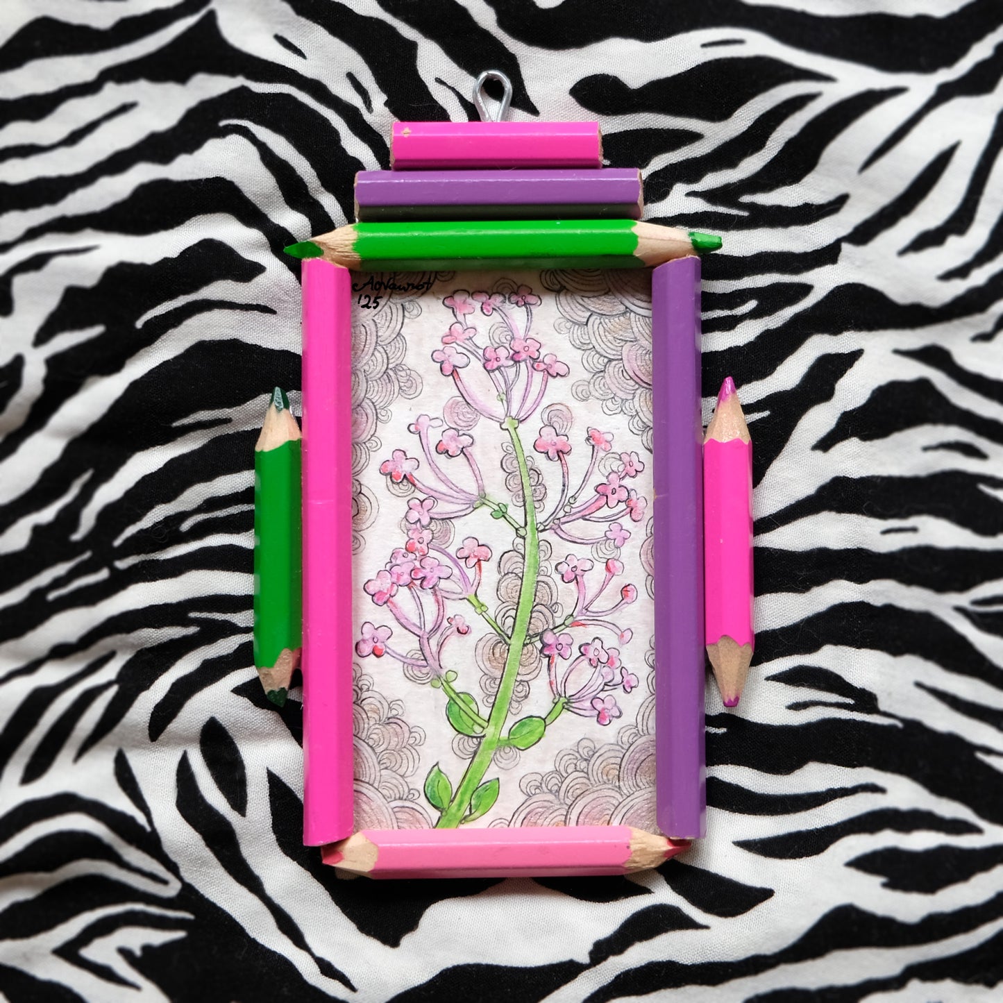 "The Scent of Spring": Syringa vulgaris (Common Lilac) in Pink, Violet and Green