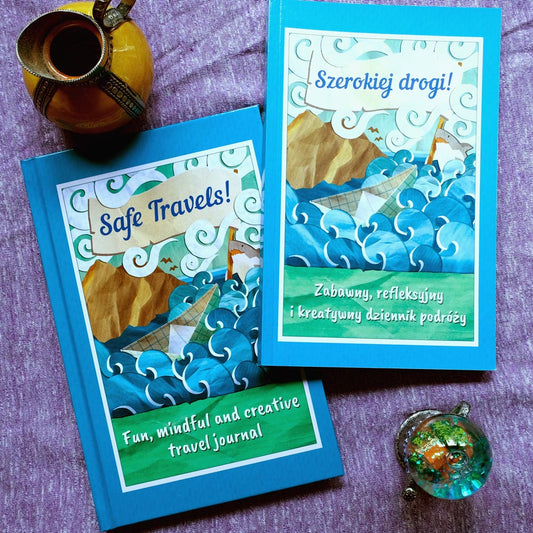 Safe Travels! (Fun Shark Cover) Meditative Travel Journal