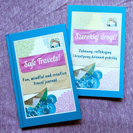 Safe Travels! (Relaxing Cover) Meditative Travel Journal